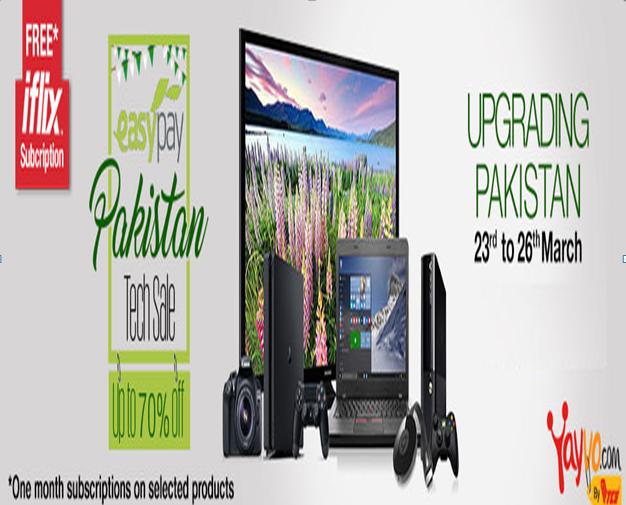YAYVO ANNOUNCES FIRST EVER PAKISTAN DAY GRAND TECH SALE