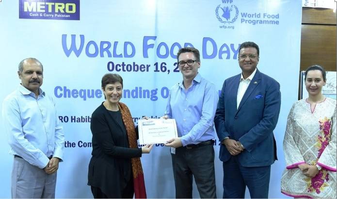 METRO Cash & Carry Pakistan join hands with World Food Programme on Food Security