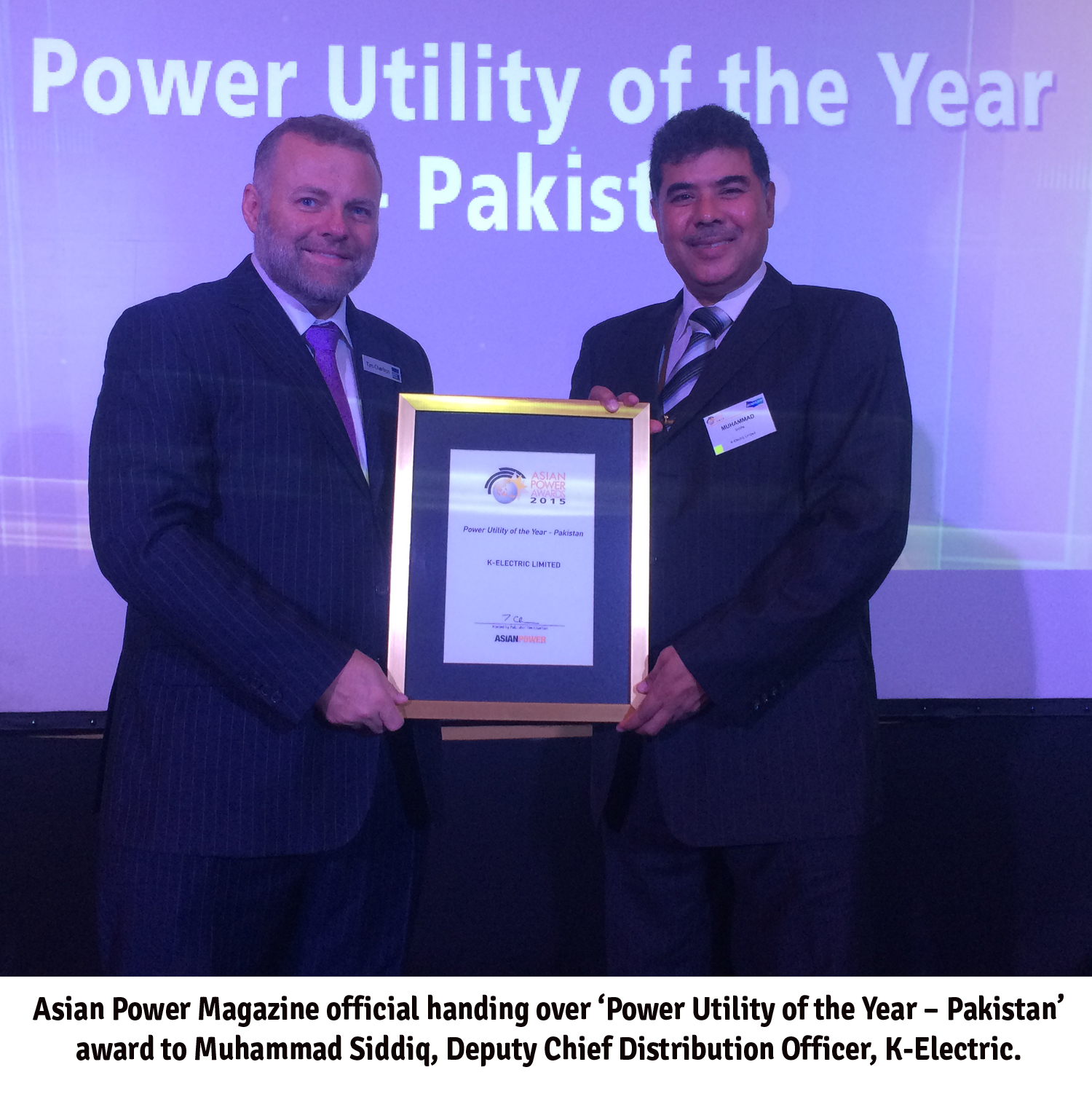 K-Electric Receives Power Utility of the year  award