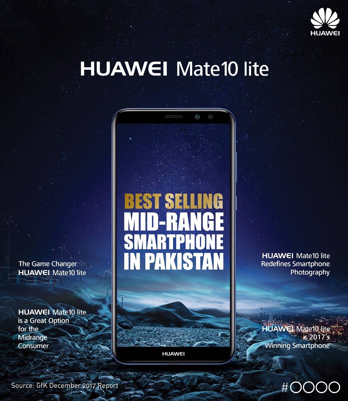 Pakistan’s Favourite Mid-range Smartphone is HUAWEI Mate 10 lite