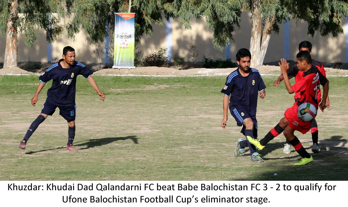 Ufone Balochistan Football Cup: Khudai Dad Qalandarni Football Club emerges victorious in Khuzdar qualifiers