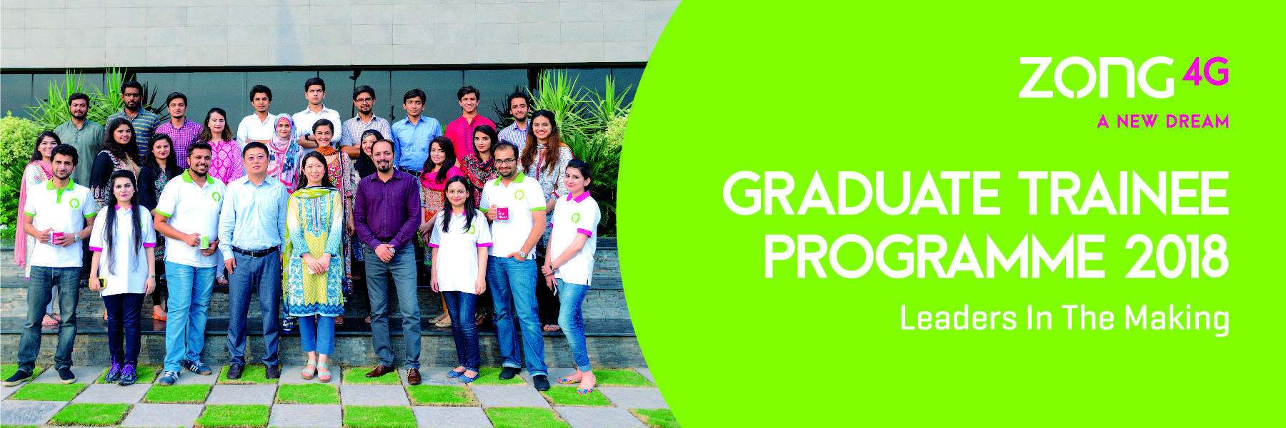 Zong 4G opens applications for Graduate Trainee Programme 2018