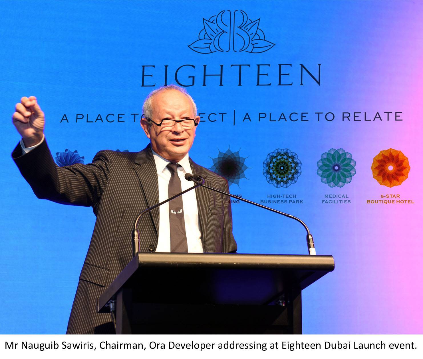 Eighteen goes international with a grand launch event at Burj Khalifa