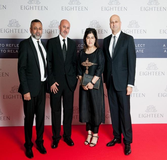 Eighteen Hosts Its International Launch in London, at The Dorchester