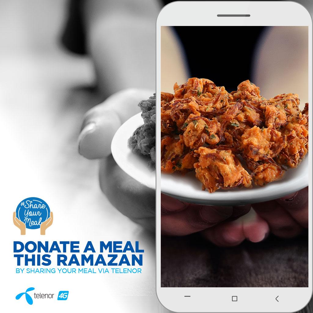 Telenor Pakistan continues to help citizens make a difference during Ramzan through its #ShareAMeal Campaign