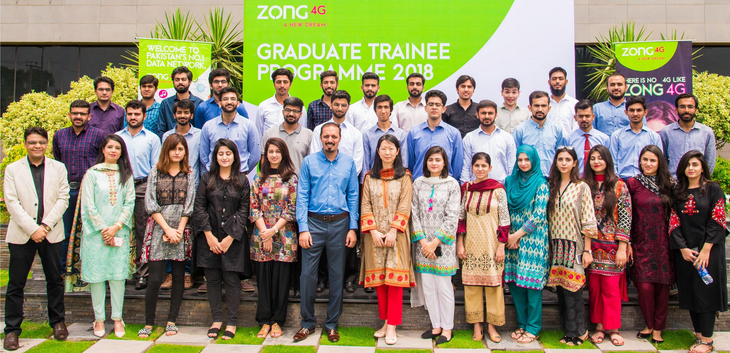 Leaders of tomorrow -Zong 4G’s Graduate Trainee Program