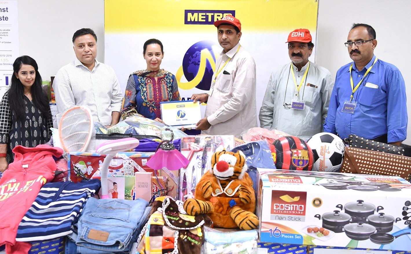 METRO Cash & Carry Pakistan Donates to EDHI Foundation on UN’s International Day of Charity