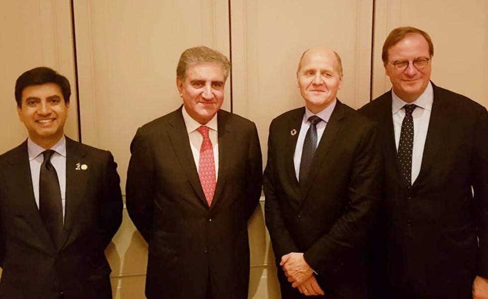 Telenor Group President &CEO Sigve Brekke meets Foreign Minister Shah Mehmood Qureshi in New York