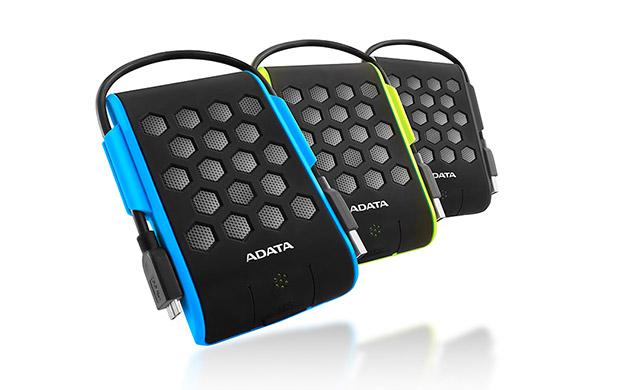 Durable ADATA HD720 external hard drive is waterproof,  dustproof, and shock-resistant