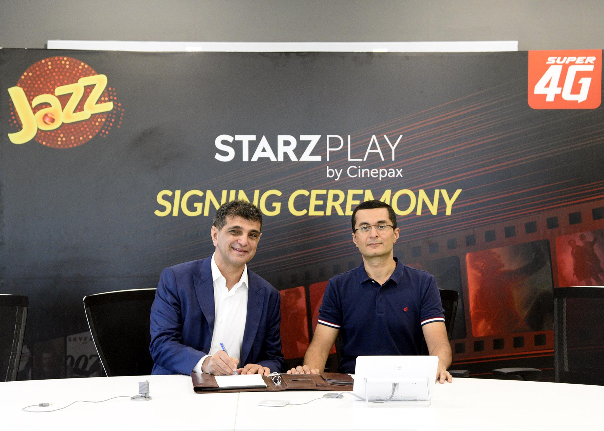 Jazz Becomes STARZPLAY by Cinepax Exclusive Telecom Partner