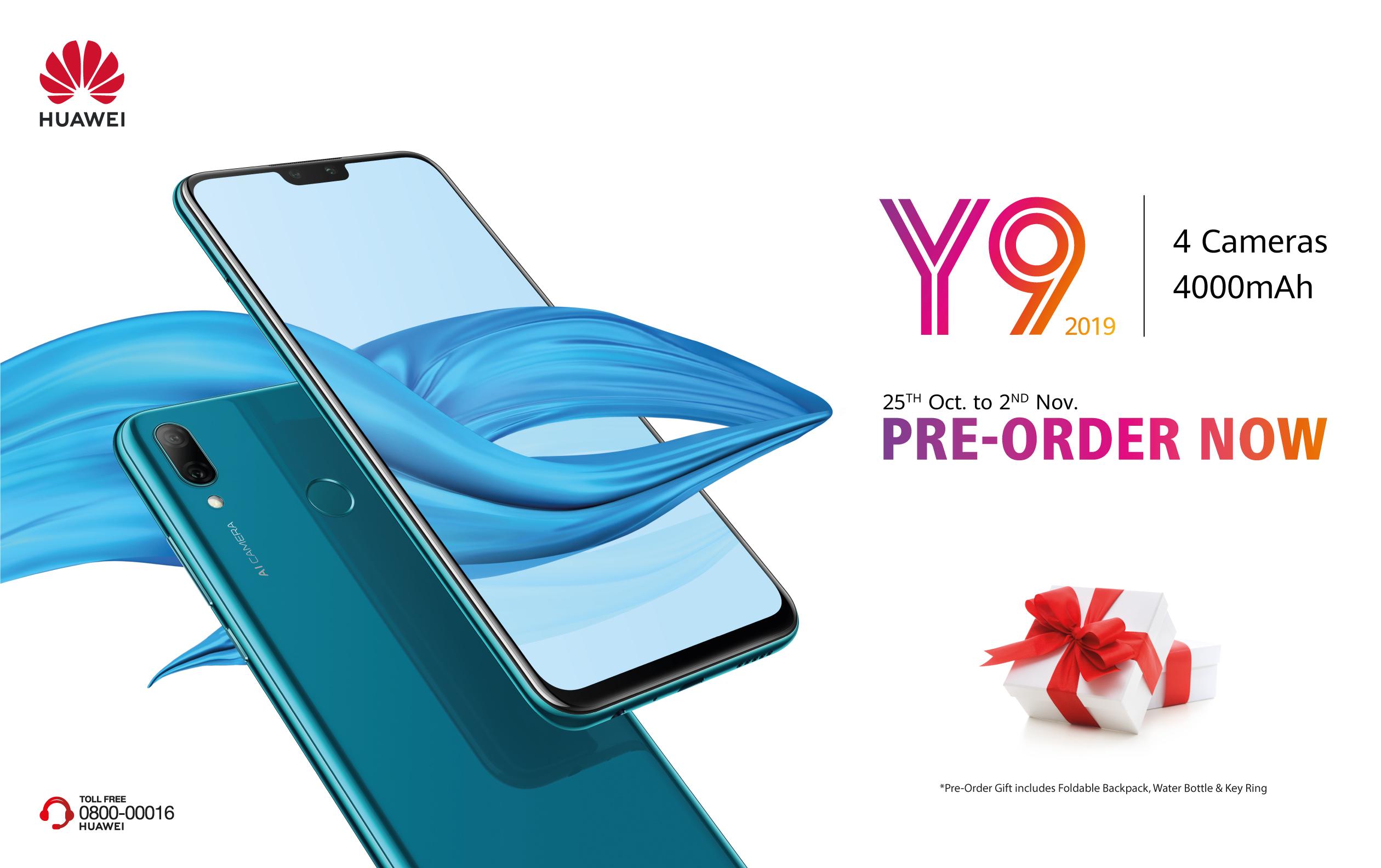 Huawei Drops the Ultimate Midrange Smartphone HUAWEI Y9 2019 in Pakistan