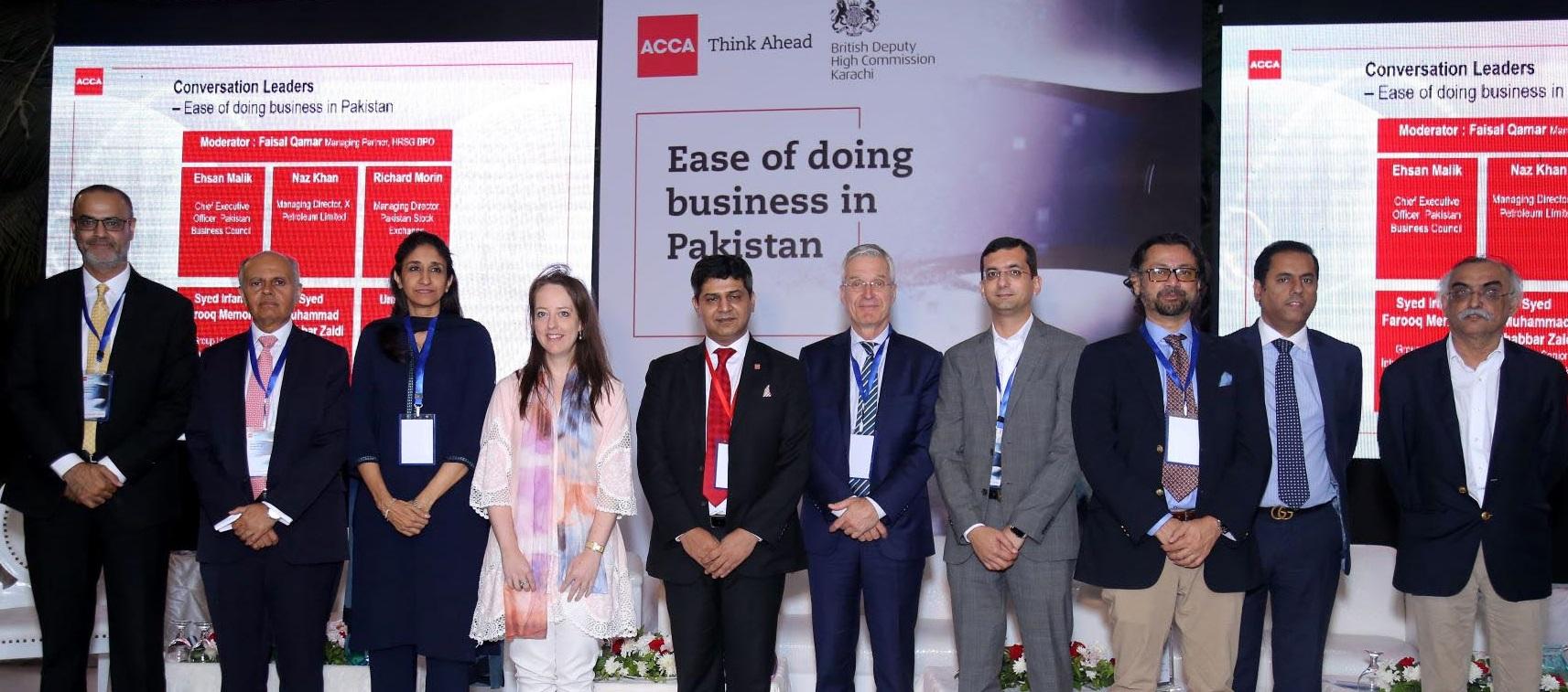 ACCA and British High Commission hold event on “Ease of Doing Business in Pakistan”