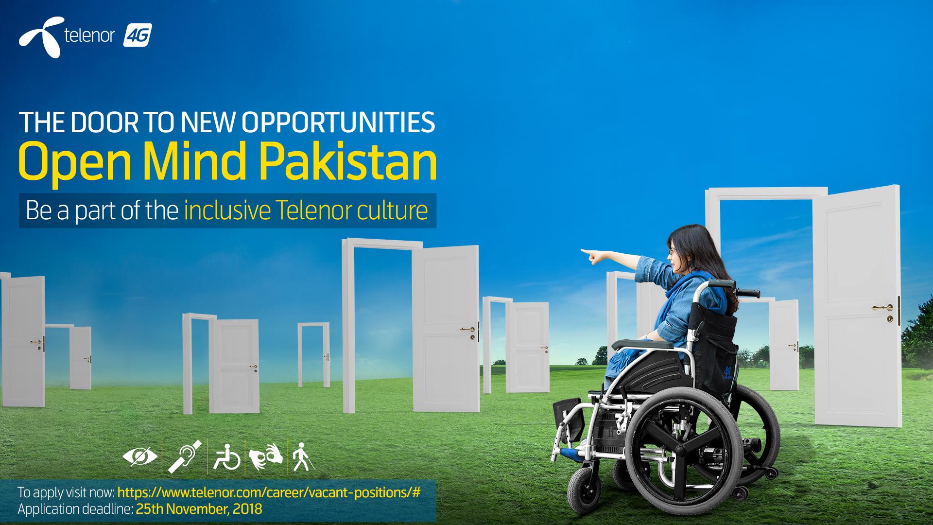 Telenor Pakistan announces intake for its 6th batch of Open Mind Pakistan Trainee Program