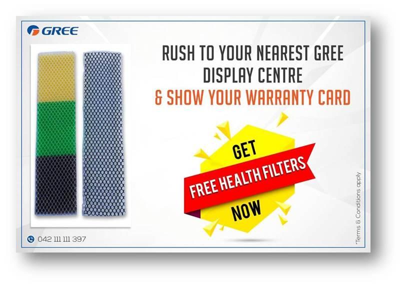 GREE Launches “Care for You” Free Health Filter Giveaway Campaign