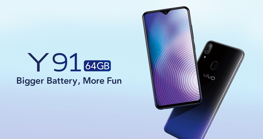 Vivo Launches Budget Smartphone Y91 with 64GB ROM & Massive 4030mAh Battery