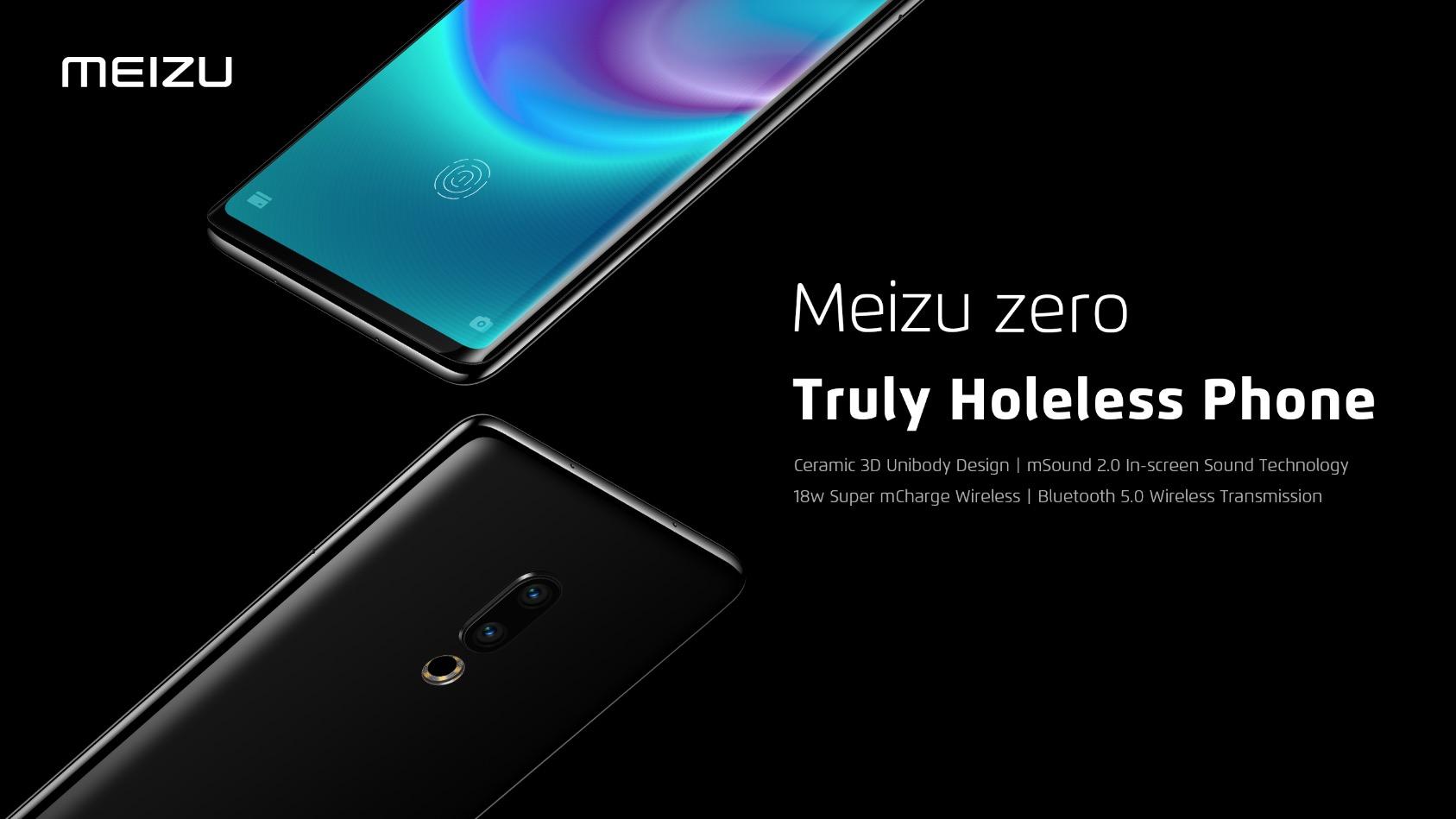 Meizu announces the Meizu zero, the world’s first holeless phone. Pushing the boundaries of future flagship smartphones.