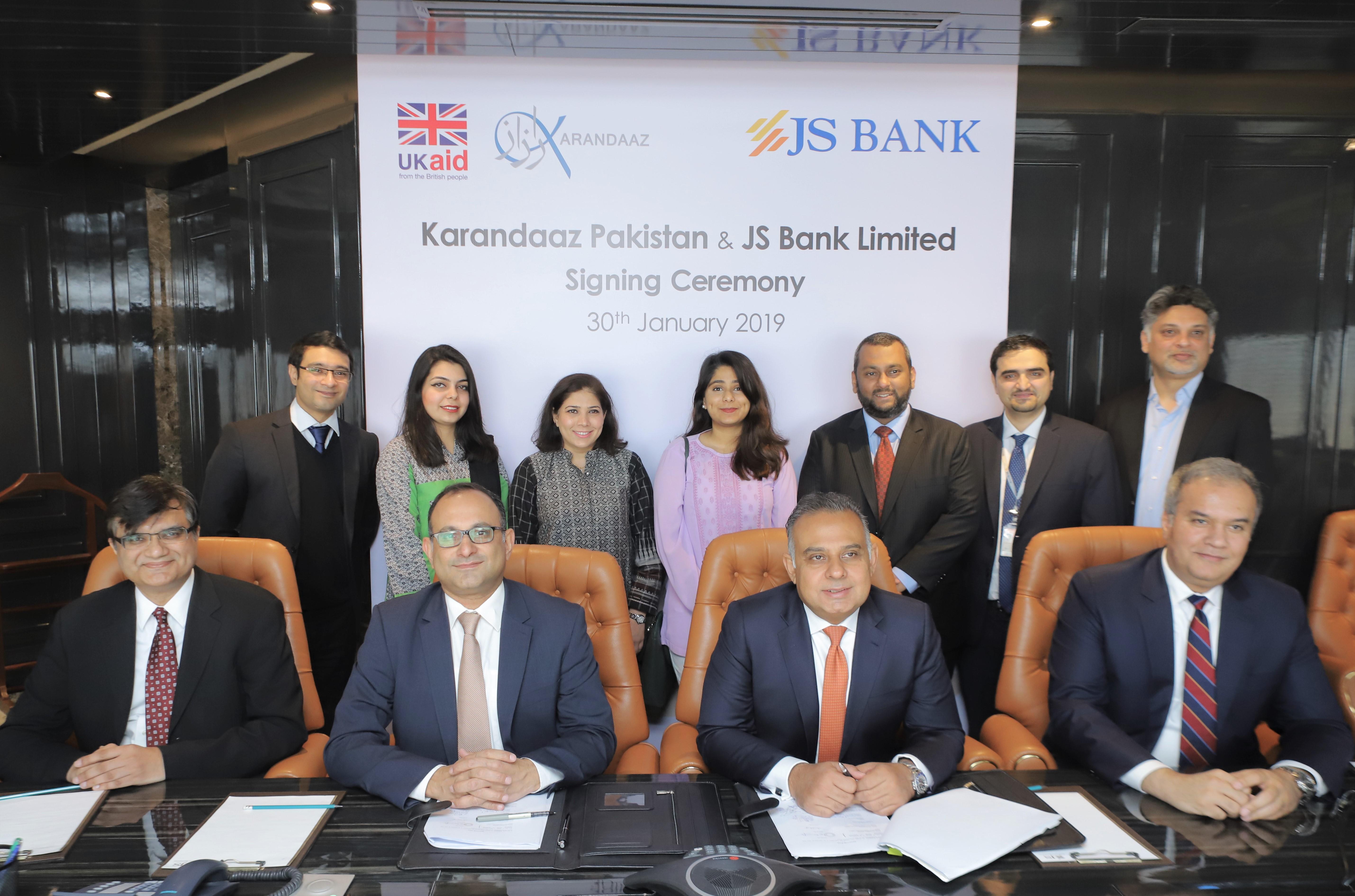 PKR 1 billion announced for SMEs by UK-funded Karandaaz and JS Bank