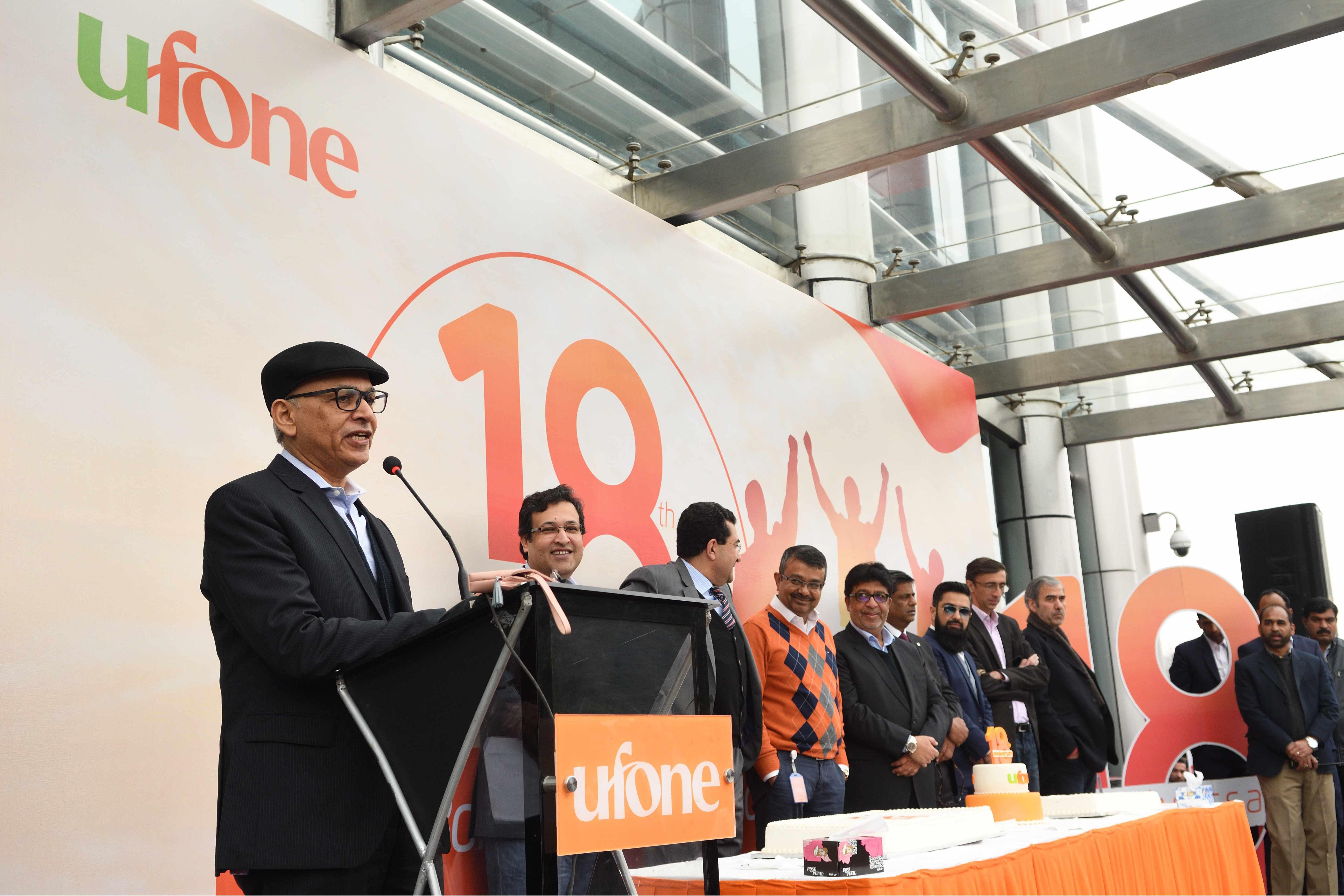 Ufone celebrates 18th anniversary