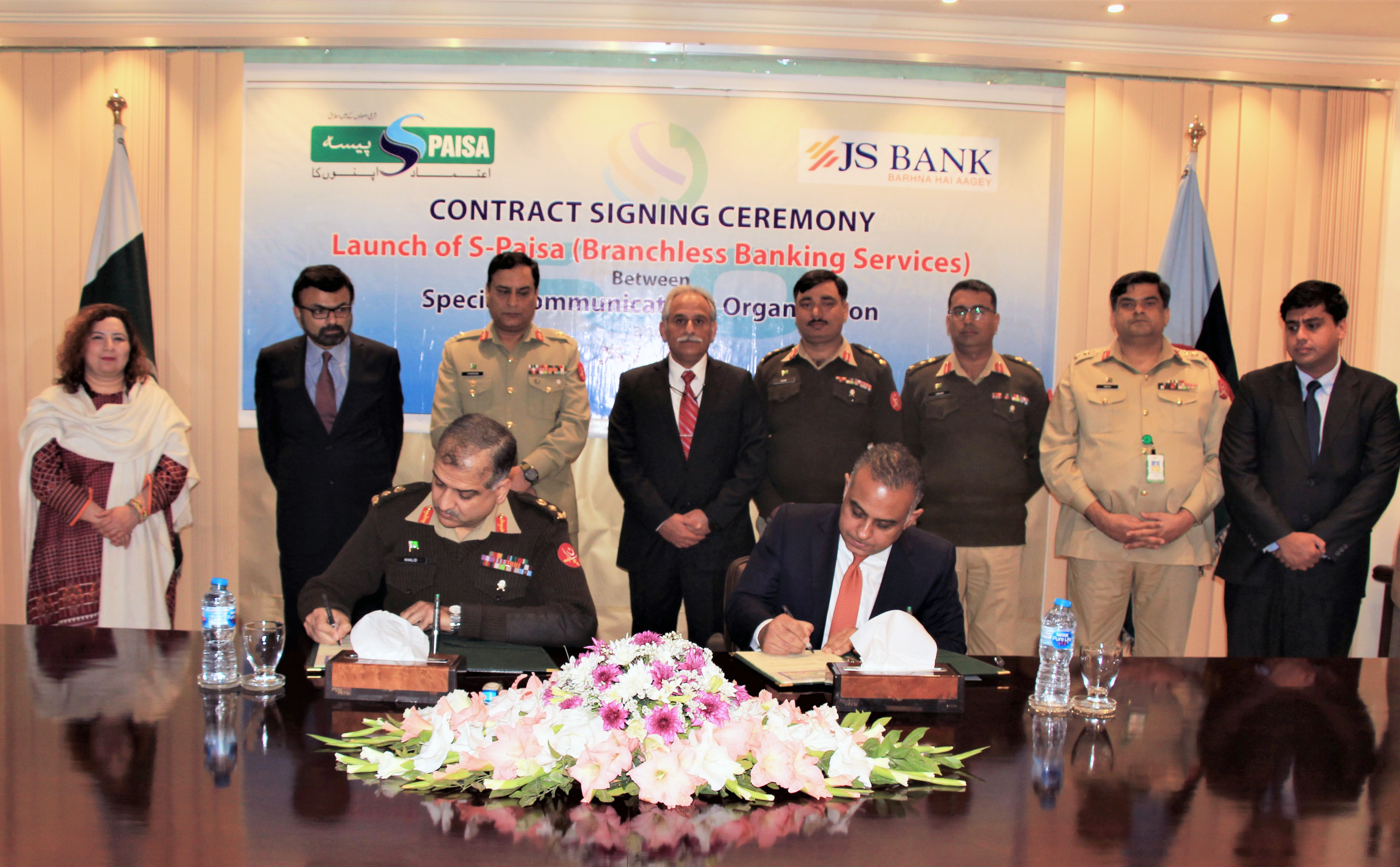 SCO, JS Bank Stepped into Branchless Banking