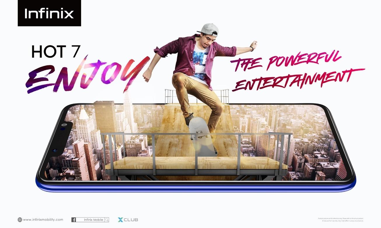 Infinix Launches HOT 7  Enabling Consumers to Enjoy the Powerful Entertainment Experience
