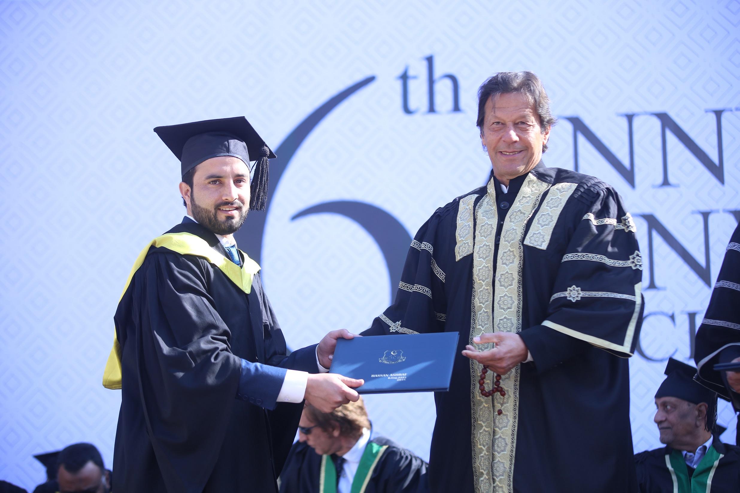PRIME MINISTER IMRAN KHAN, CHAIRMAN, BOARD OF GOVERNORS OF NAMAL COLLEGE, AWARDS DEGREES TO NAMAL’S GRADUATE CLASS OF 2018 AND INAUGRATES NEW ACADEMIC BLOCK