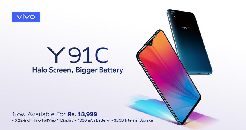 Vivo Launches the Affordable Y91C with Halo Display & Bigger Battery