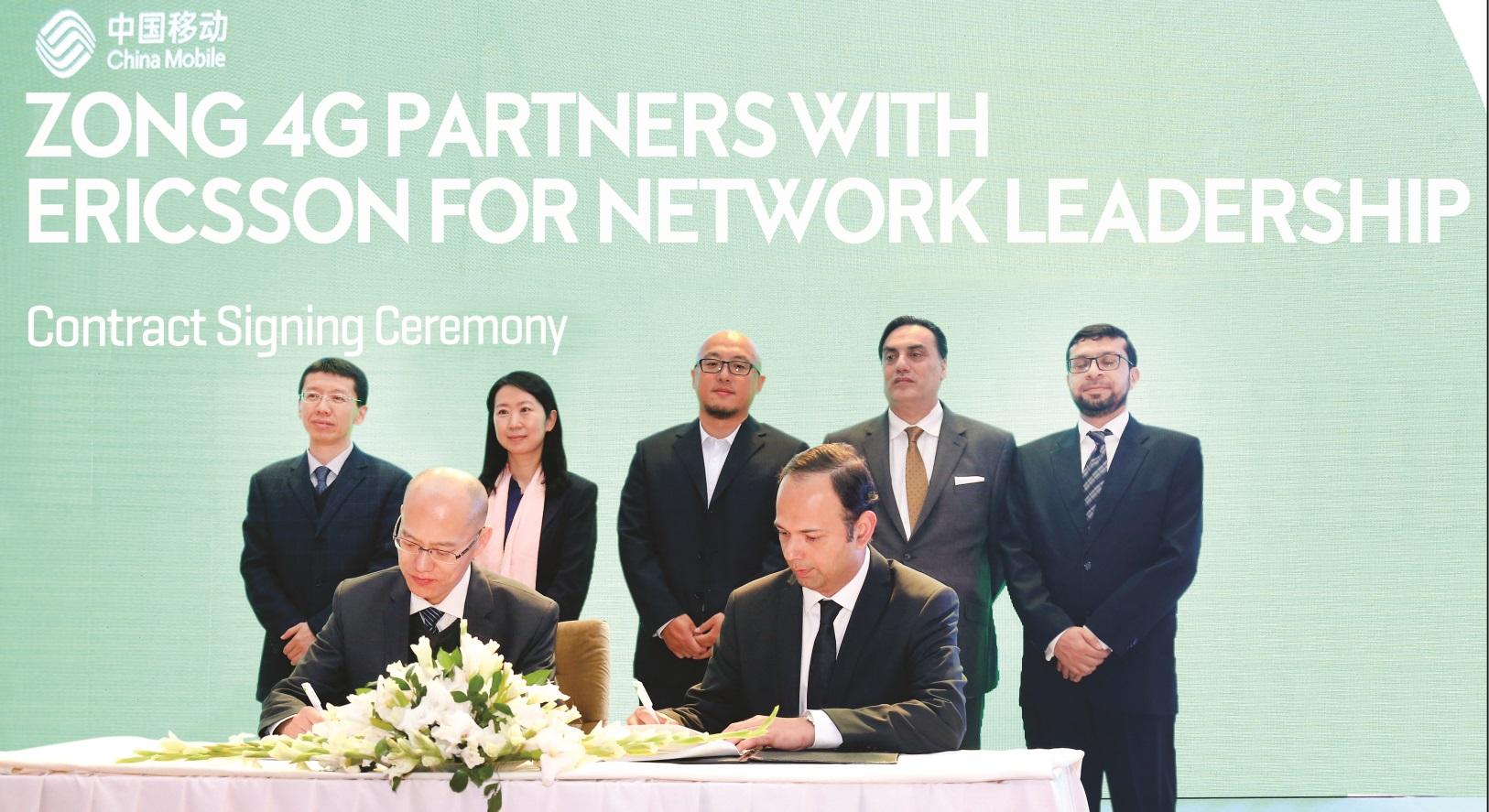 Zong 4G partners with Ericsson for Network Expansion