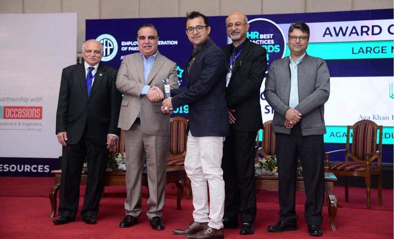 Employers Federation of pakistan Awarded engro polymer Best HR practices 2018 .