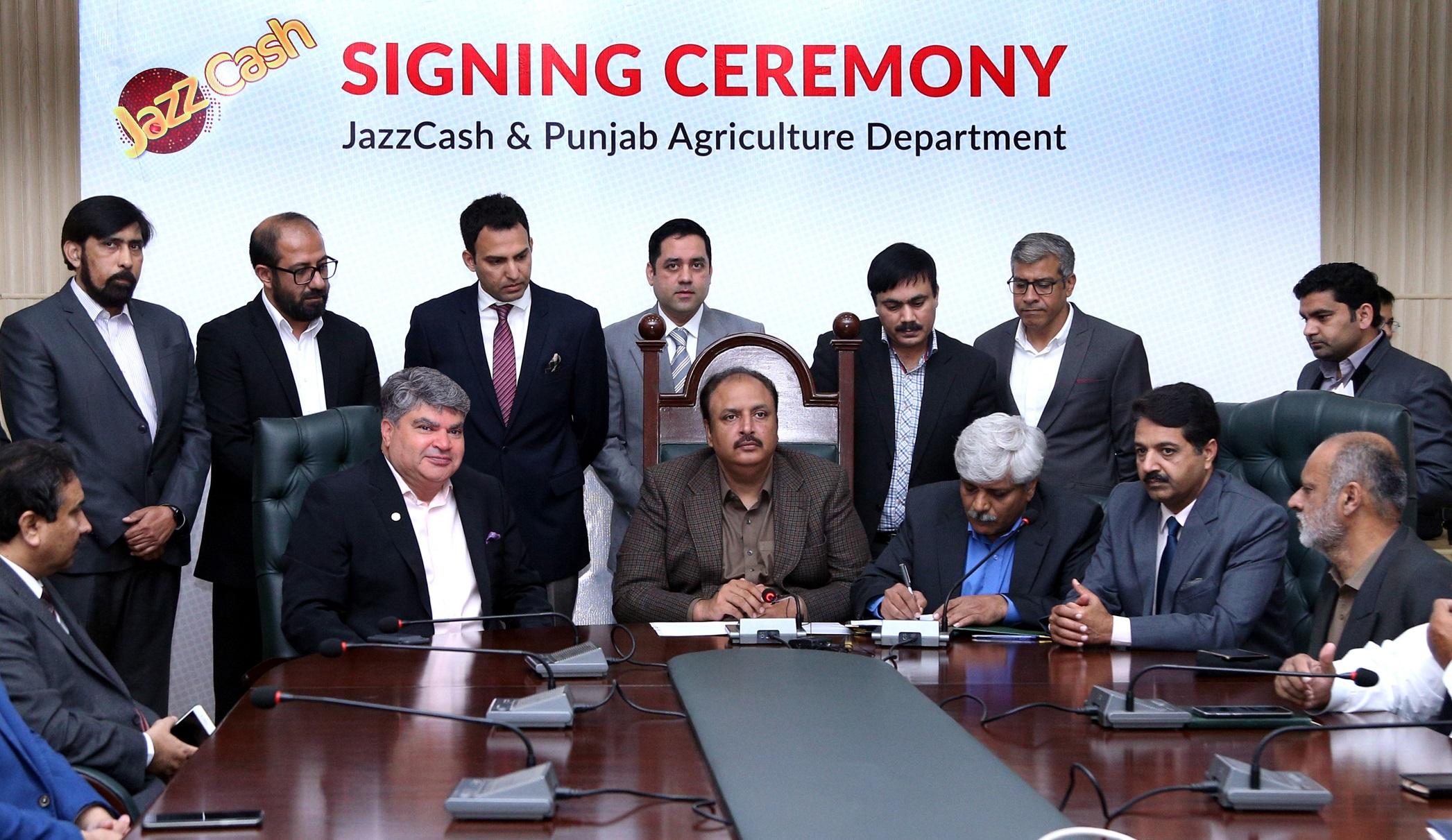 Digitizing Agriculture Payments JazzCash Joins Hands with  The Government of Punjab