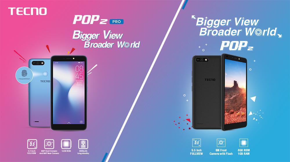 TECNO COMES UP WITH THE NEW ENTRY LEVEL CHARMERS OF THE MARKET; POP 2 AND POP 2 PRO