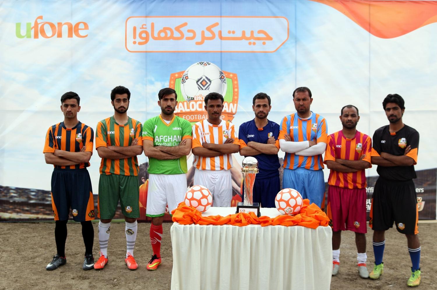 Ufone Balochistan Football Cup – Ufone unveils trophy and Super8 schedule