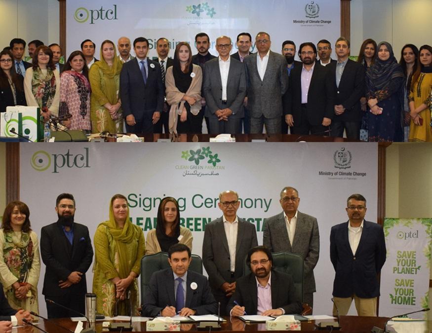 PTCL & Ministry of Climate Change collaborate for a Green Pakistan