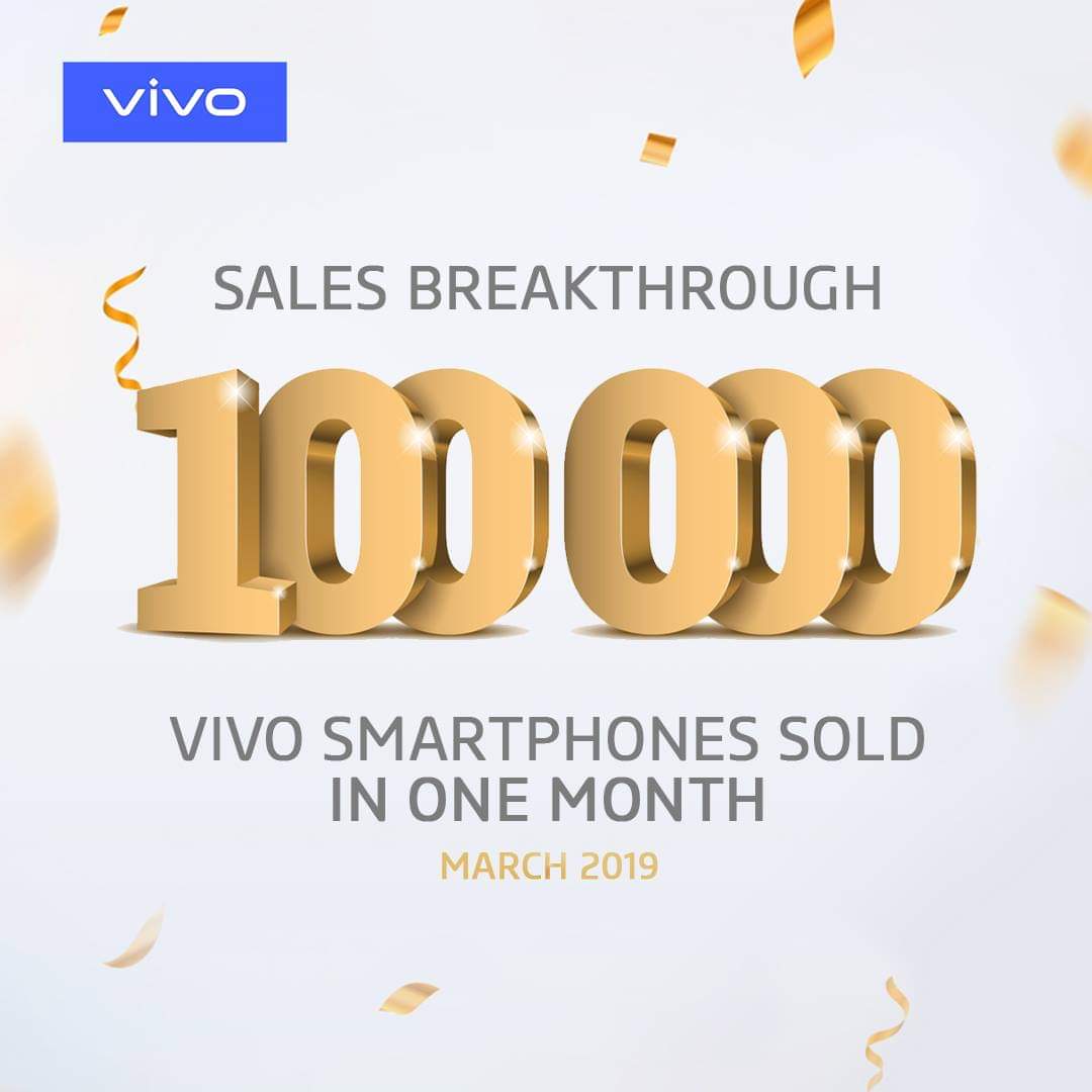 Proud to share our breakthrough sales performance in March 2019