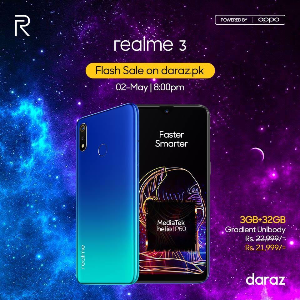 realme 3 earned a high rating of 5 on Daraz.com