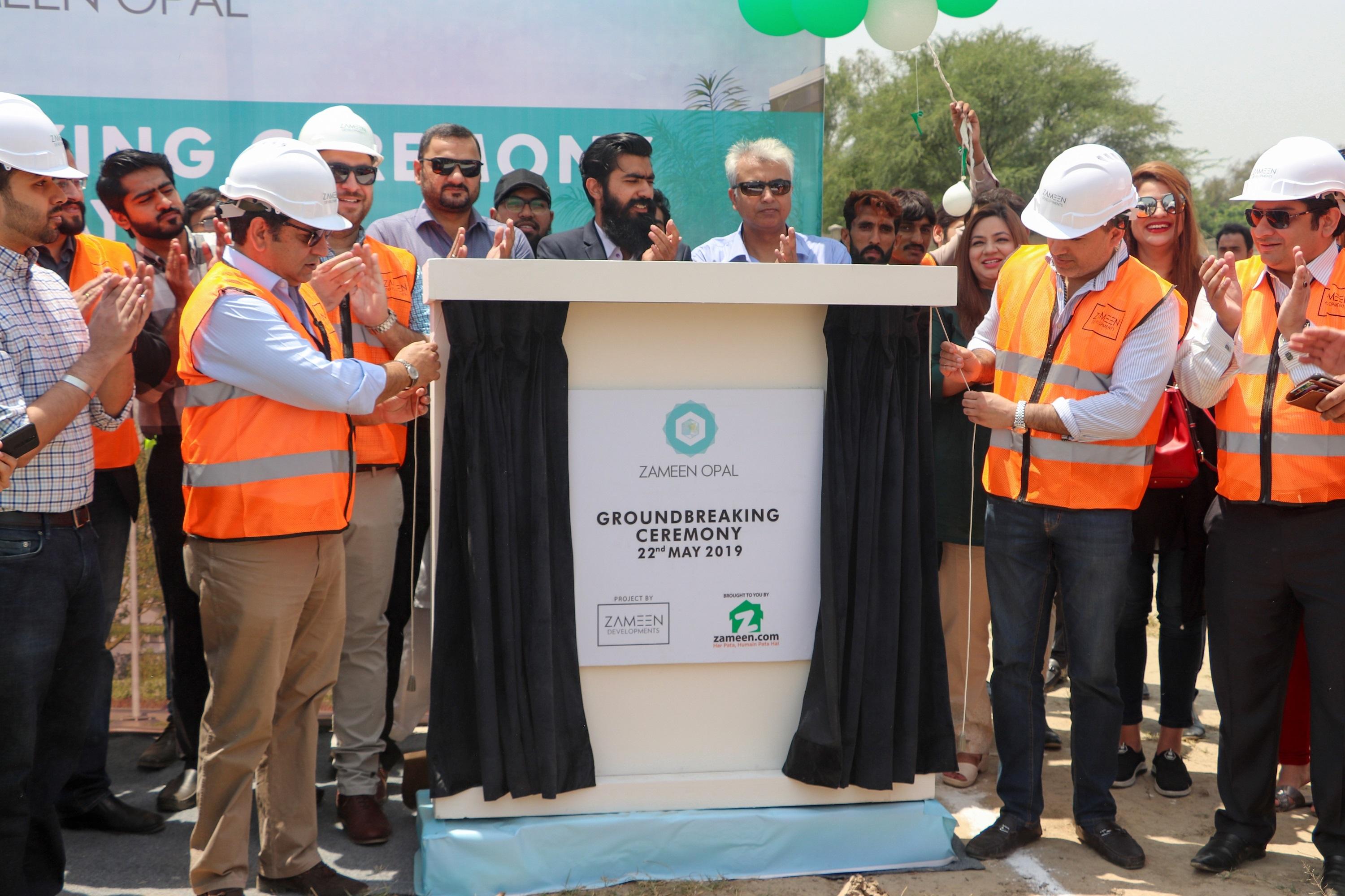 Groundbreaking ceremony of Zameen Development’s project ‘Zameen Opal’ takes place in Lahore