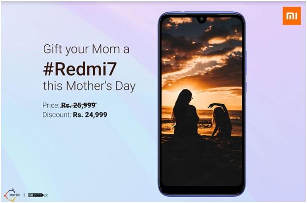 Flat 1000 off on Redmi 7 for Mother’s Day