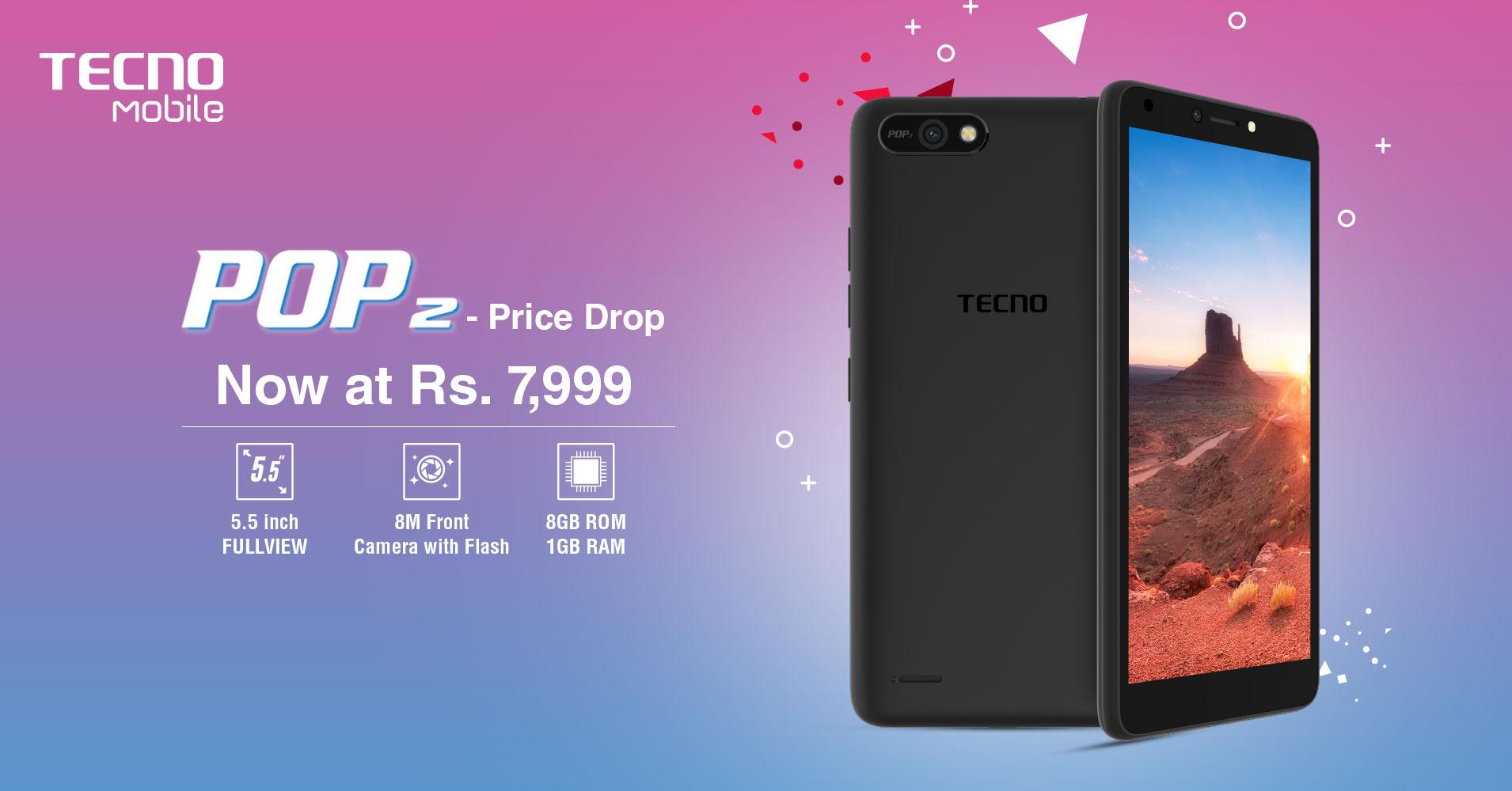 TECNO Mobile Has Reduced The Price Of Its Most Famous Budget Smartphone Pop 2
