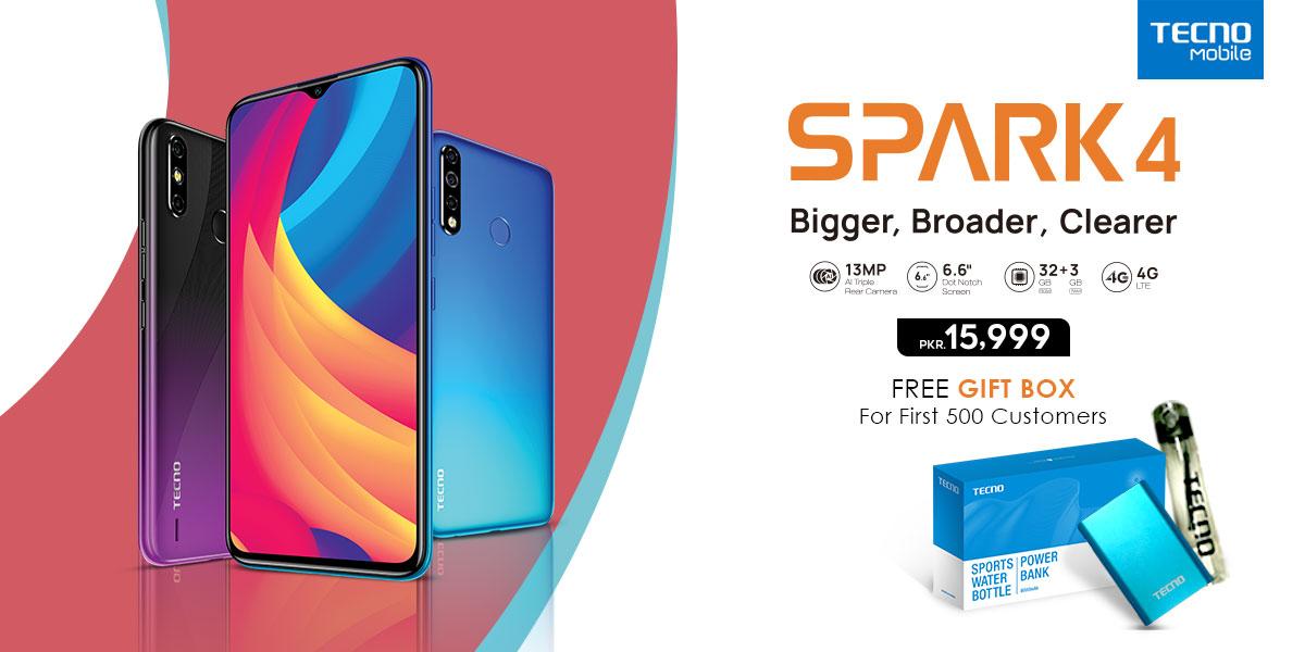 TECNO Launches Spark 4 In Pakistan