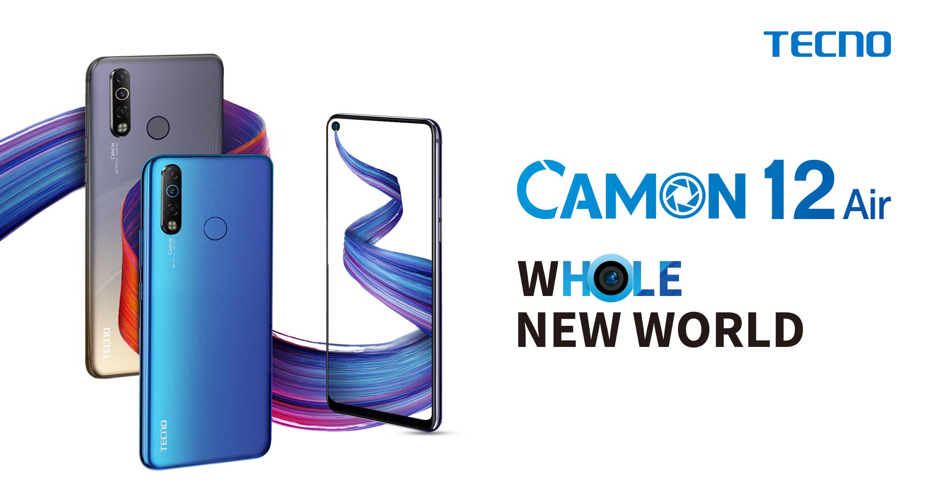 A closer look at TECNO’s Camon 12 Air with punch-hole screen technology