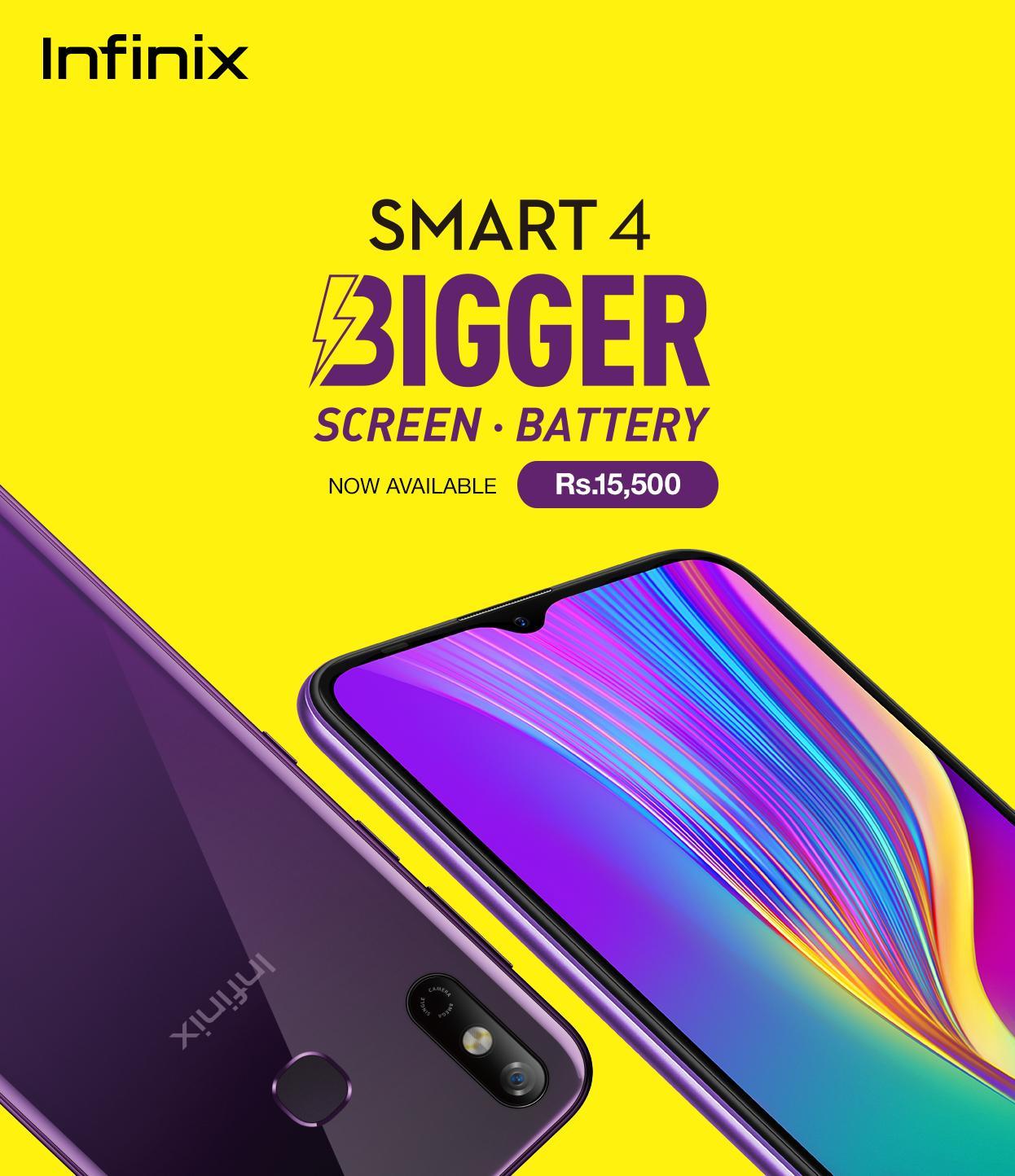 Bigger just got better, Infinix Smart 4 now available in Pakistan