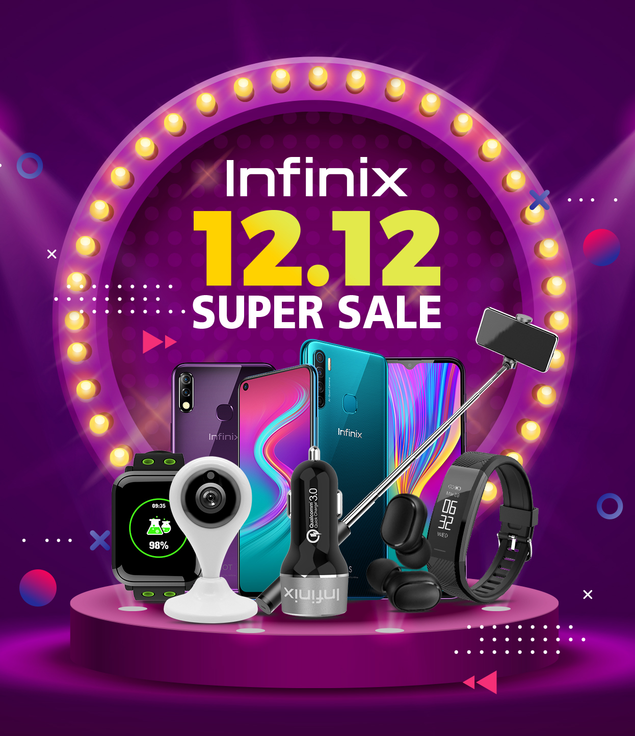 Tremendous response by the customers on Infinix 12.12 grand sale
