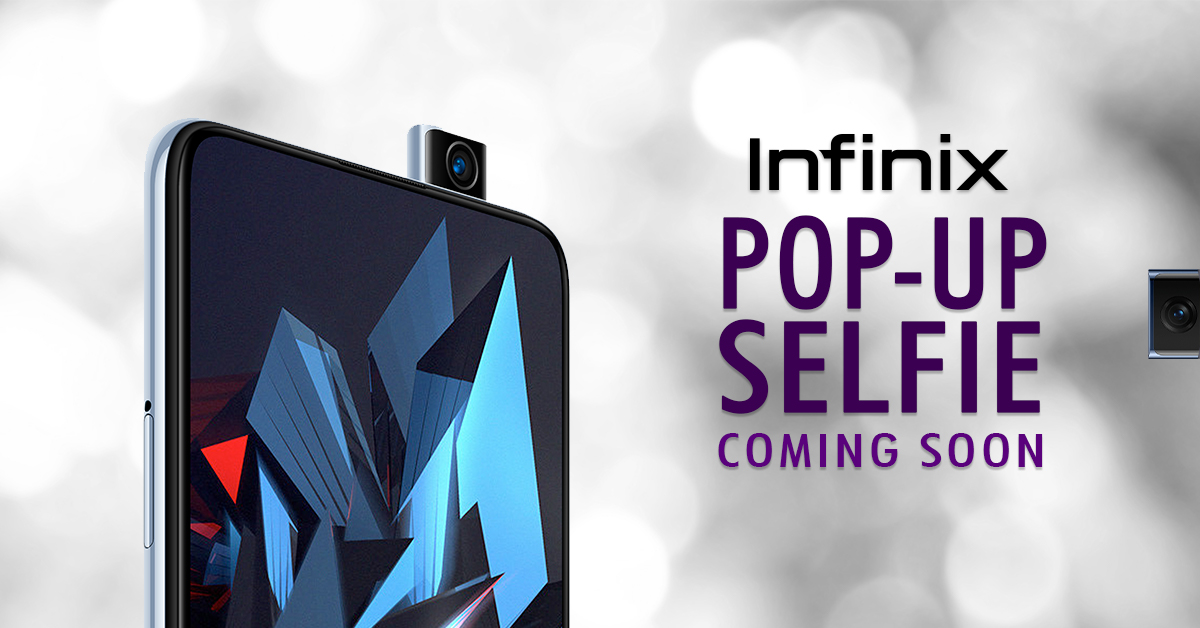 Pop-up selfie camera smartphones by Infinix are coming in 2020