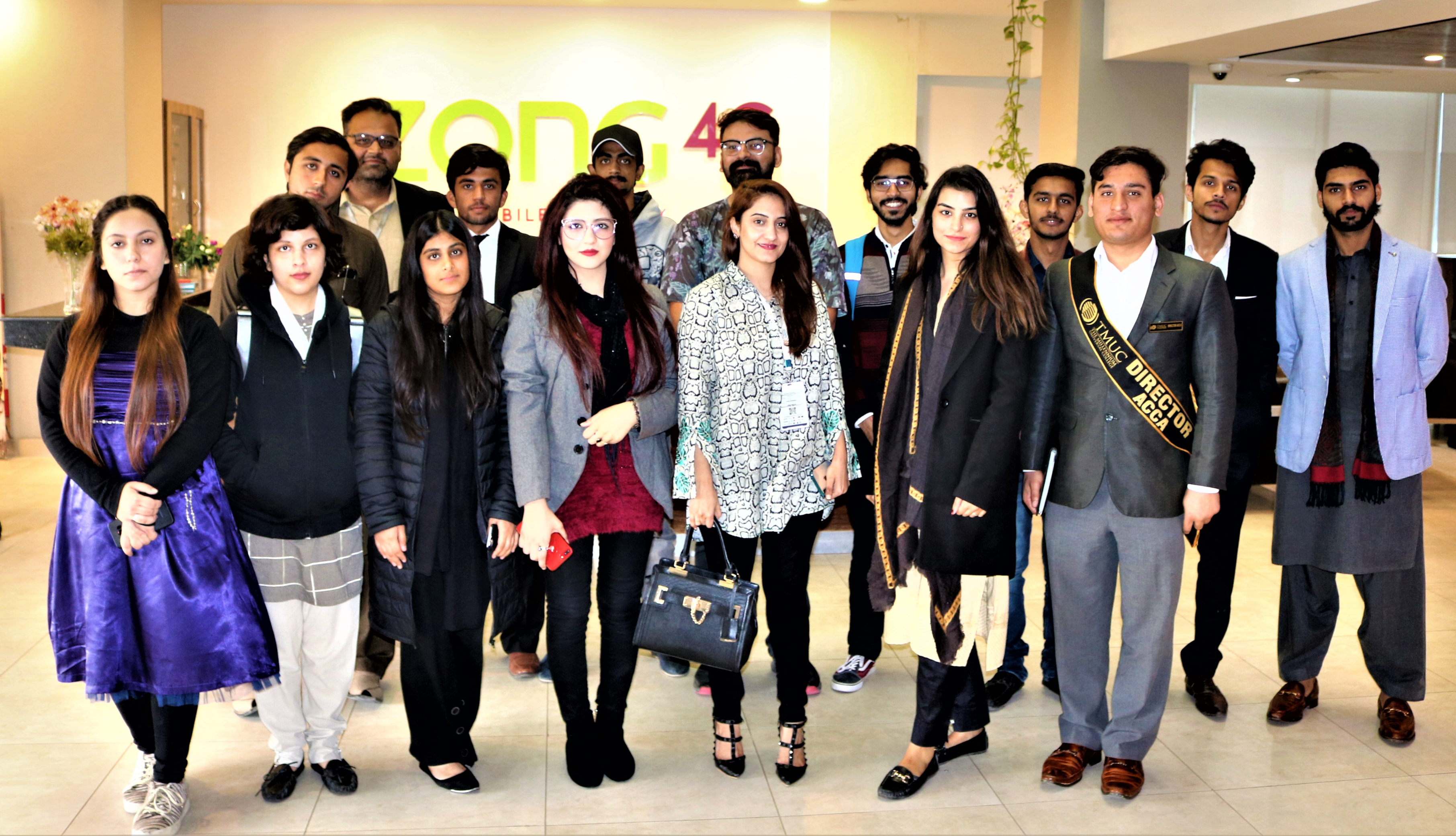 Zong 4G Educates TMUC Students on Their Visit to the Headquarters