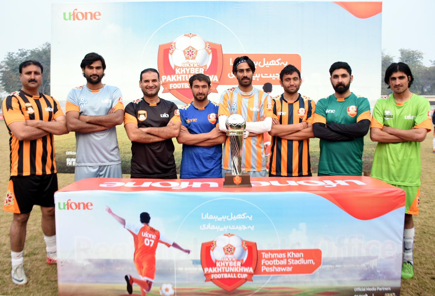 Ufone Khyber Pakhtunkwa Football Cup: Trophy unveiled in Peshawar along with Super8 schedule