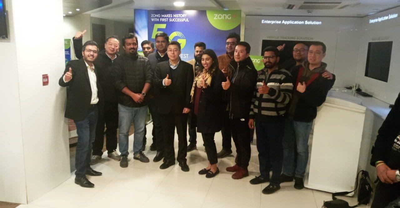 Zong conducts the first 5G video call of Pakistan