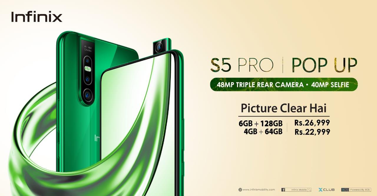 Infinix S5 Pro 40MP Pop-up selfie camera – the next big thing in the world of smart phones