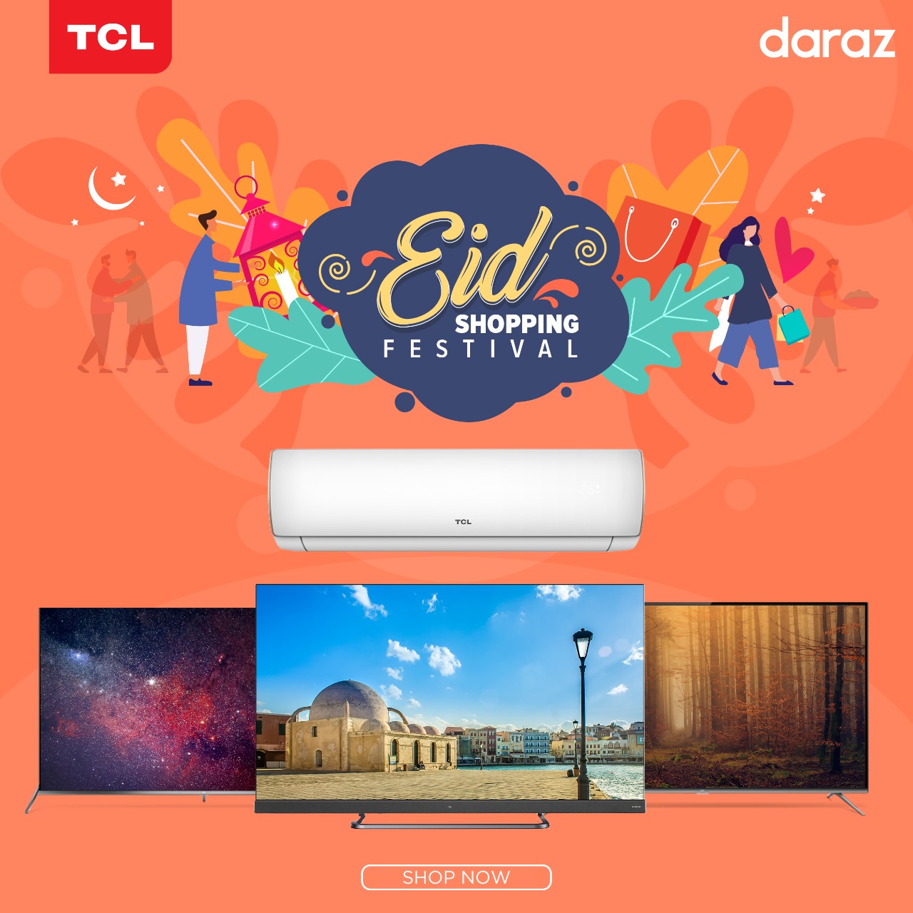 TCL and Daraz bring the biggest Eid Festival offering mega discounts on LEDs and ACs
