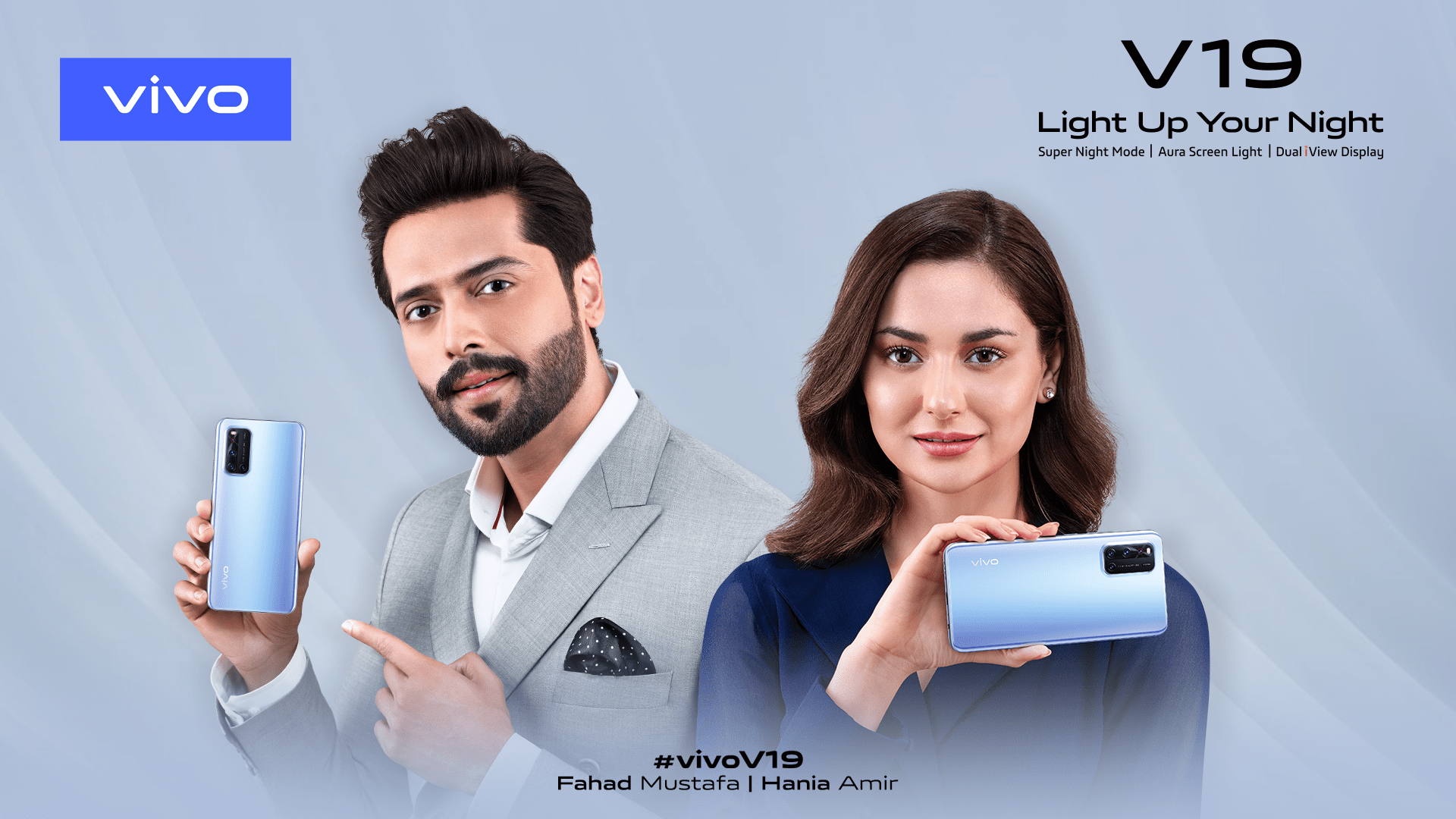 Fahad & Hania Join vivo as the Brand Ambassadors for V19