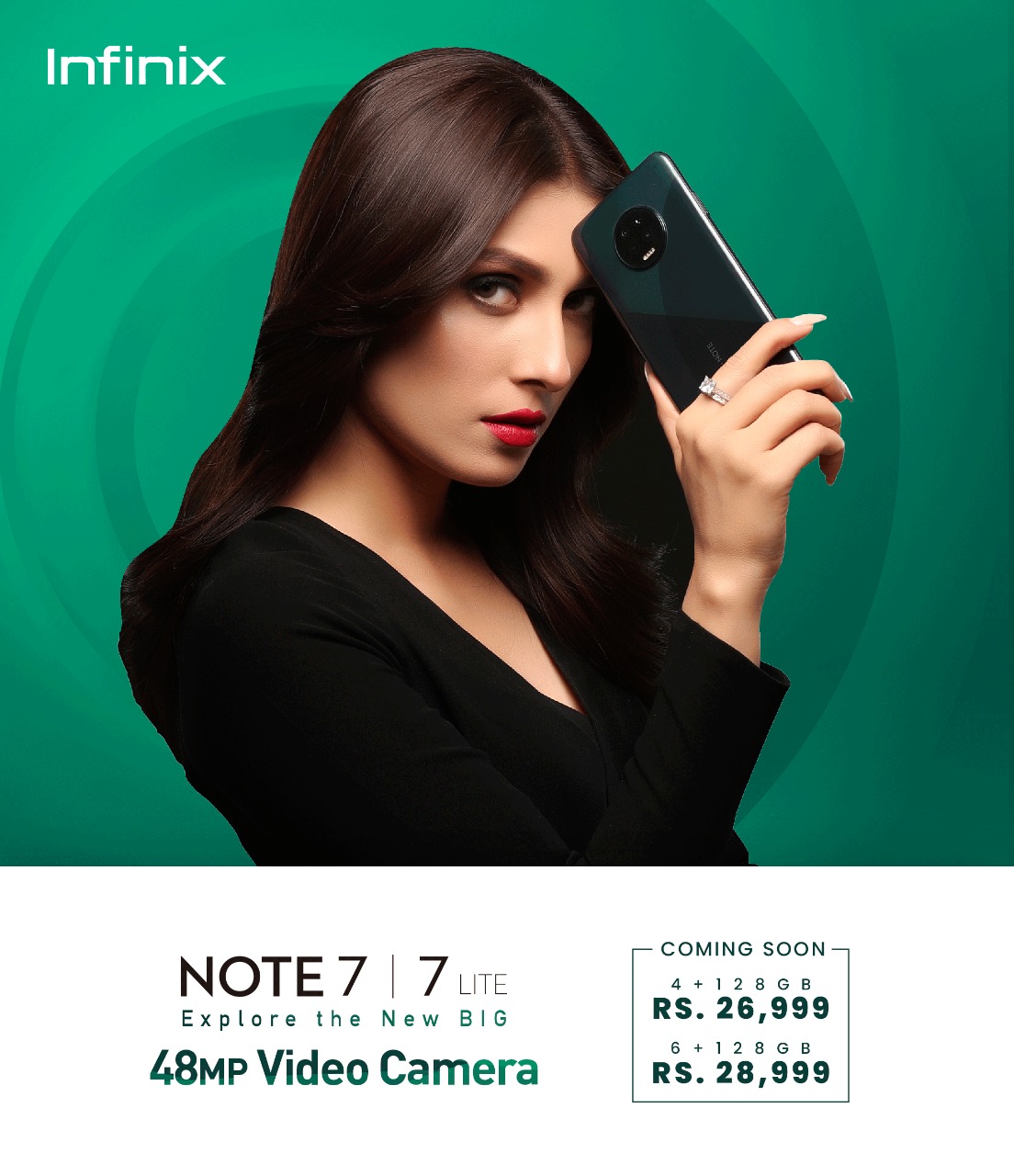 Infinix Announces Note 7: Explore the New Big with 48MP Quad Rear Video Camera