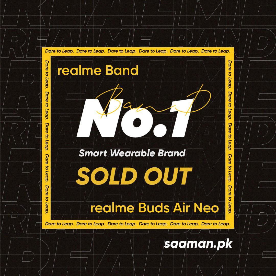 realme First Flash Sale on saamaan.pk Sold Out within on First Day!
